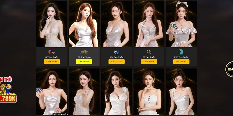 Live casino 789win cùng dealer nóng bỏng