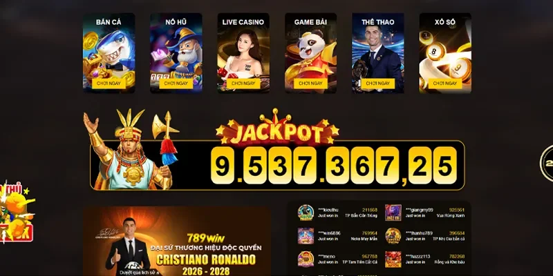 Các trò chơi đổi thưởng 789win được yêu thích